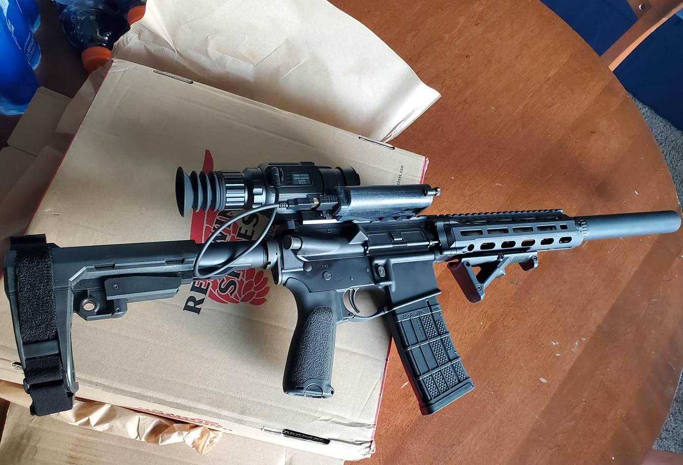 SUPER HOGSTER A3 2.9-11.6x35mm w/ LaRue Tactical QD Mount